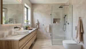 modern bathroom renovations brisbane