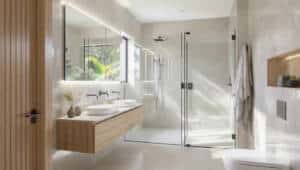 modern bathroom renovations brisbane