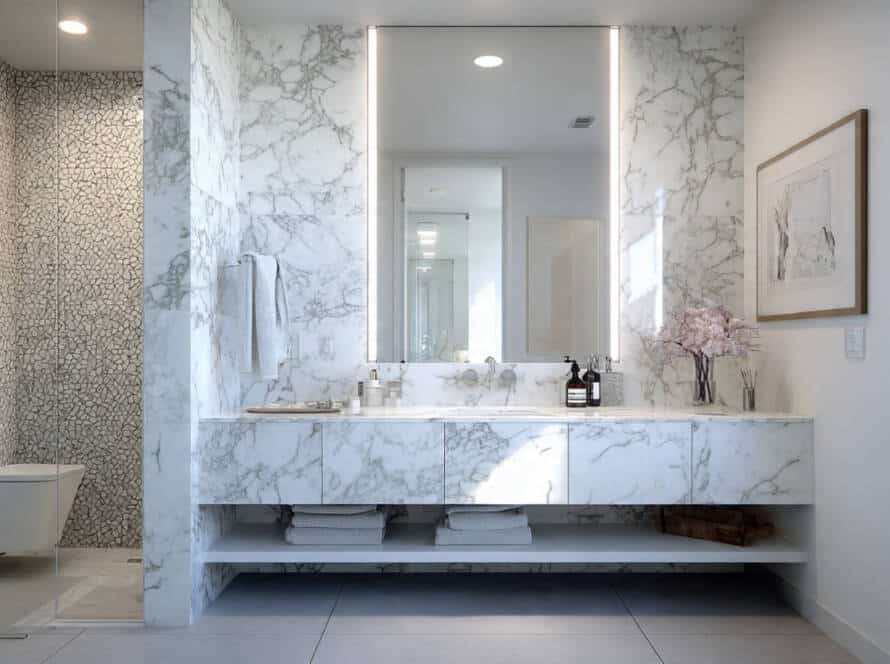 modern bathroom renovations brisbane